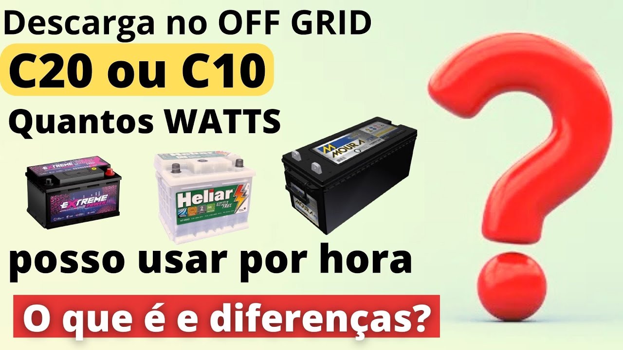 Entenda a Diferença na Capacidade de Descarga